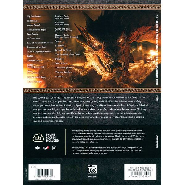 Alfred Music Publishing Hobbit Trilogy Flute