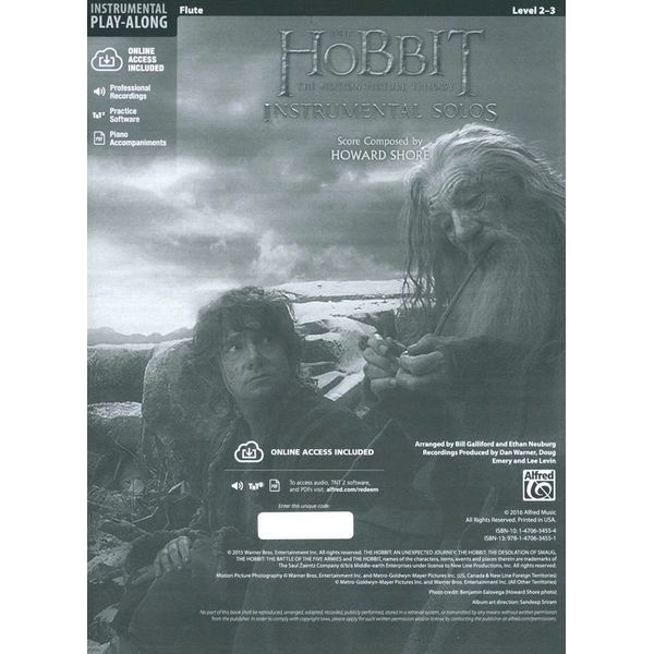 Alfred Music Publishing Hobbit Trilogy Flute