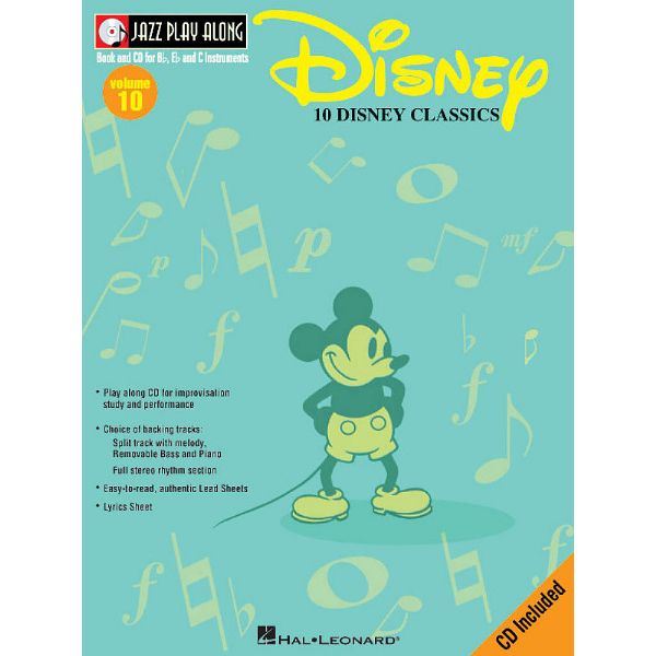 Hal Leonard Jazz Play-Along Disney Classic