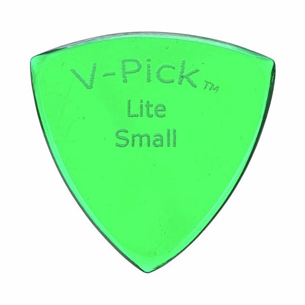V-Picks Small Pointed Lite Em. Green