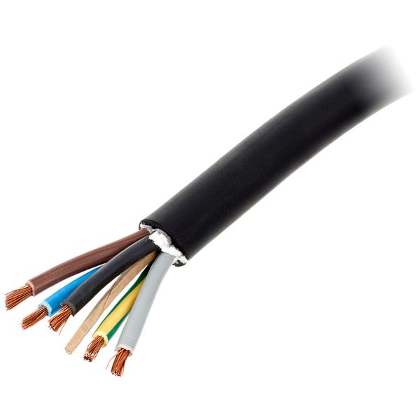 Câble en caoutchouc (lourd) H07RN-F 5G6 mm² (5 x 6 mm²) - Câble de  raccordement en caoutchouc (câble de chantier) extérieur IP44 - Choix par  paliers