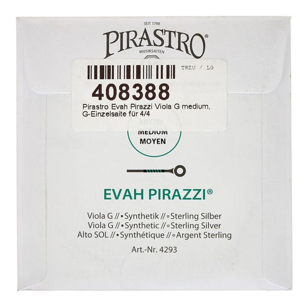 Evah Pirazzi Viola G String & Accessories