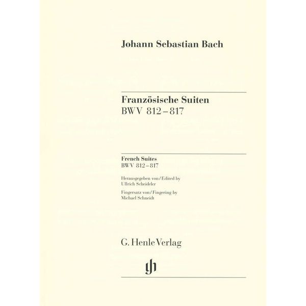 Henle Verlag Bach Französische Suiten