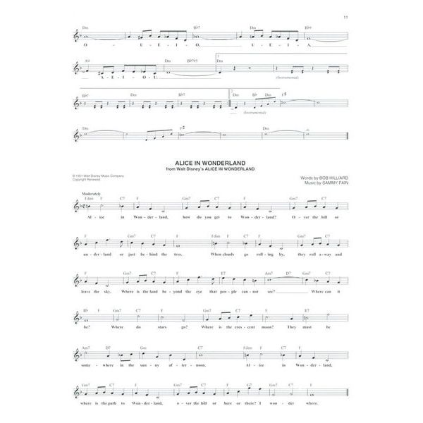 Hal Leonard Disney Fake Book 4th Edition