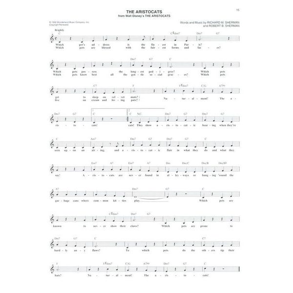 Hal Leonard Disney Fake Book 4th Edition