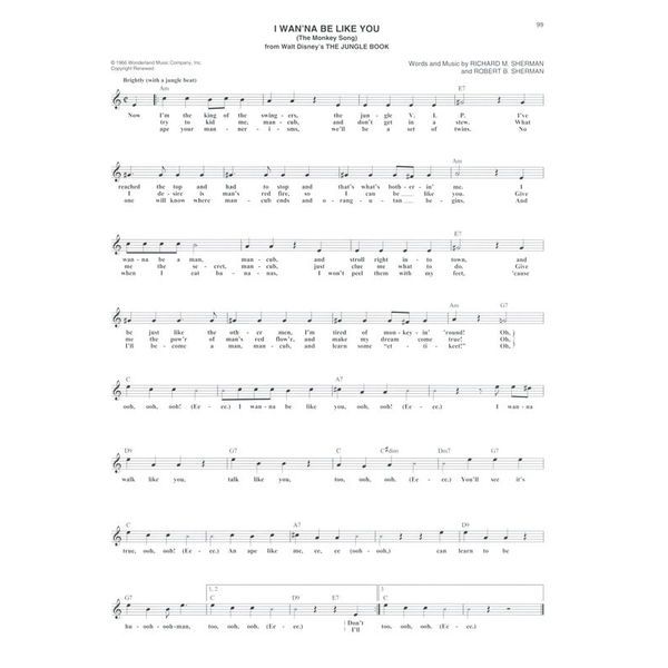Hal Leonard Disney Fake Book 4th Edition