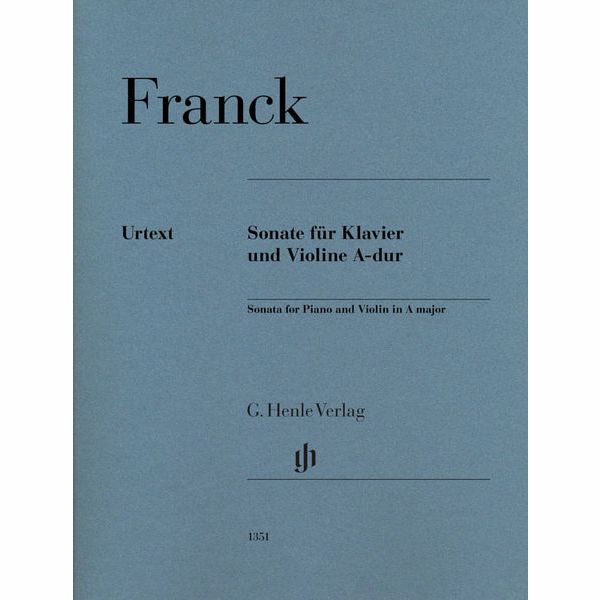 Henle Verlag Franck Violinsonat A-Dur – Thomann UK