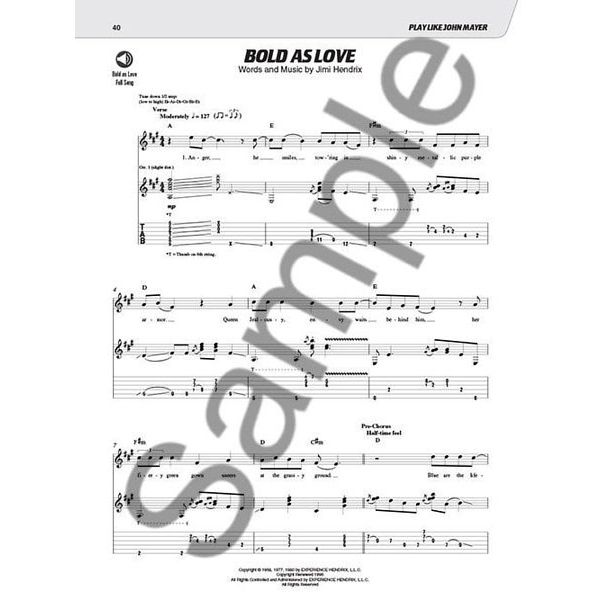 Hal Leonard Play Like John Mayer