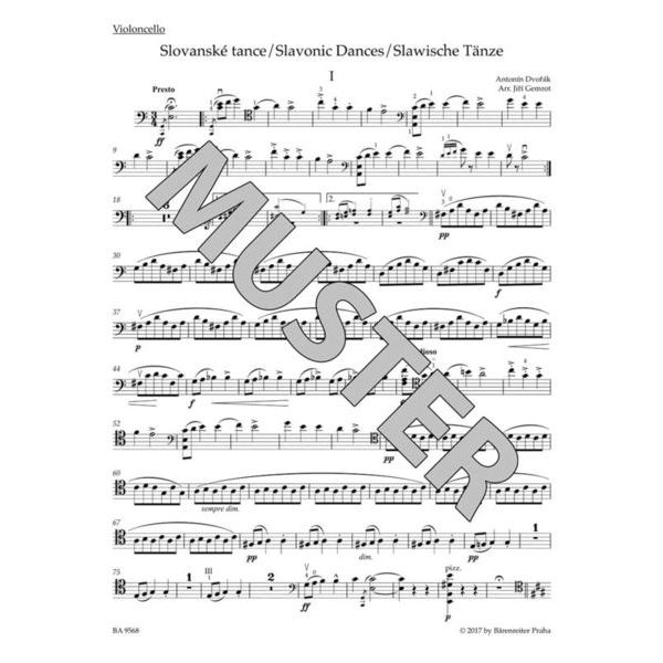 Bärenreiter Dvorák Slavonic Dances op.46