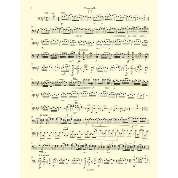 Bärenreiter Dvorák Slavonic Dances op.46