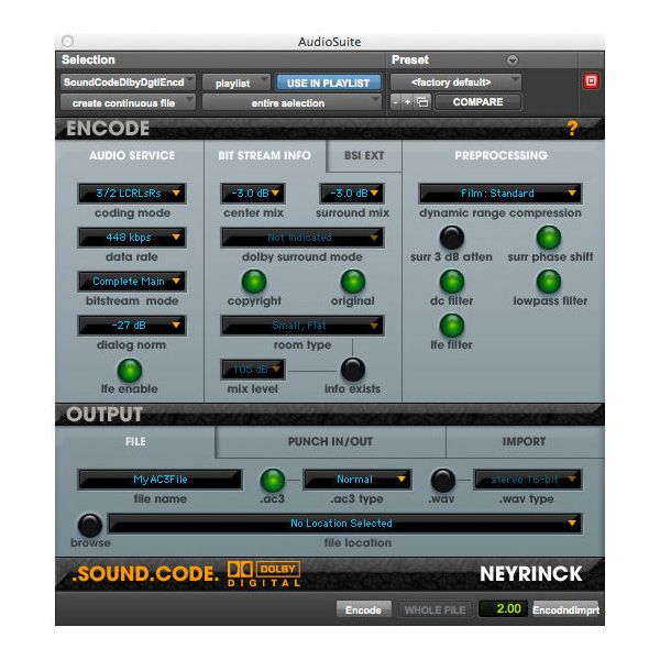Neyrinck SoundCode For Dolby Digital 2