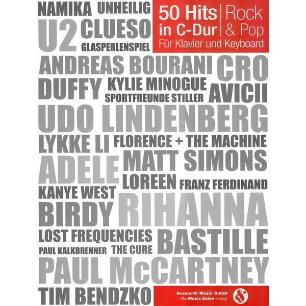 Bosworth 50 Hits in C-Dur Rock & Pop 1