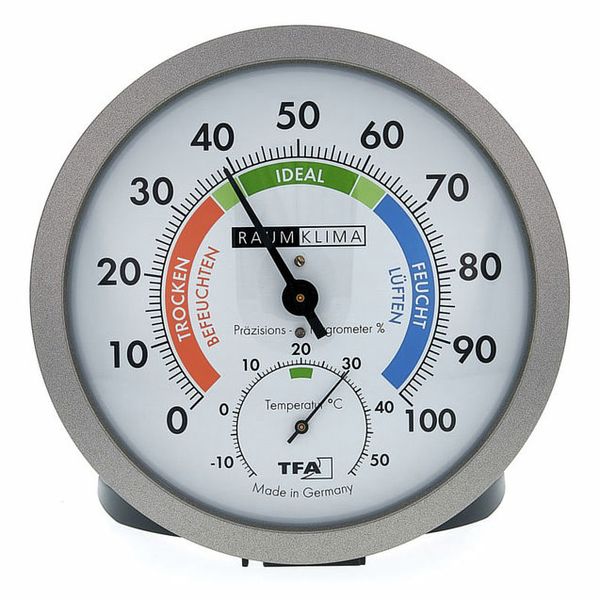 Double Dial Thermometer and Hygrometer NFF-54