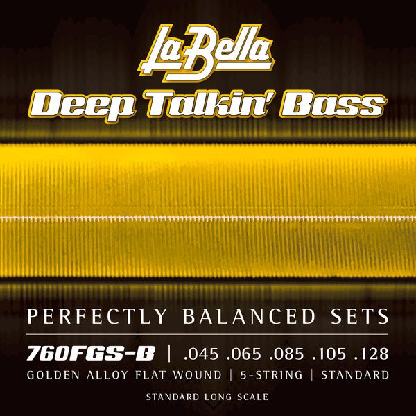 La Bella 760FGS-B DT'Bass Gold Flats