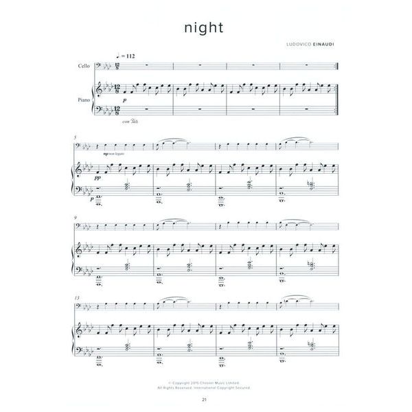 Chester Music Einaudi The Cello Collection