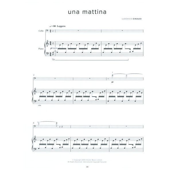 Chester Music Einaudi The Cello Collection