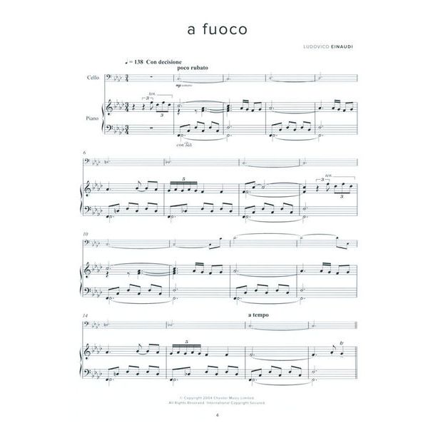Chester Music Einaudi The Cello Collection
