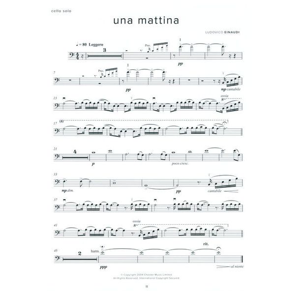 Chester Music Einaudi The Cello Collection