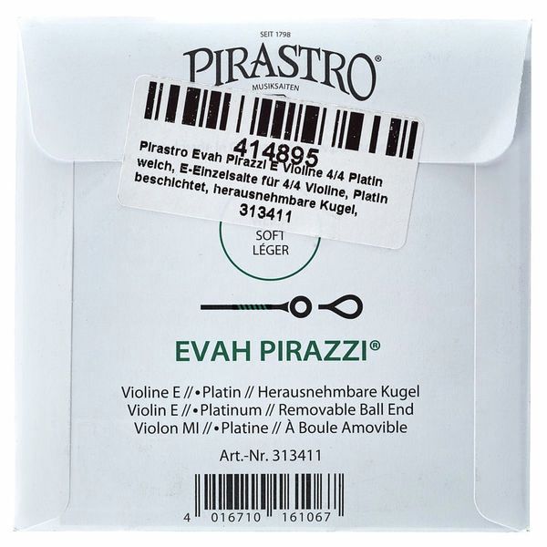 Pirastro Evah Pirazzi E Violin PT soft