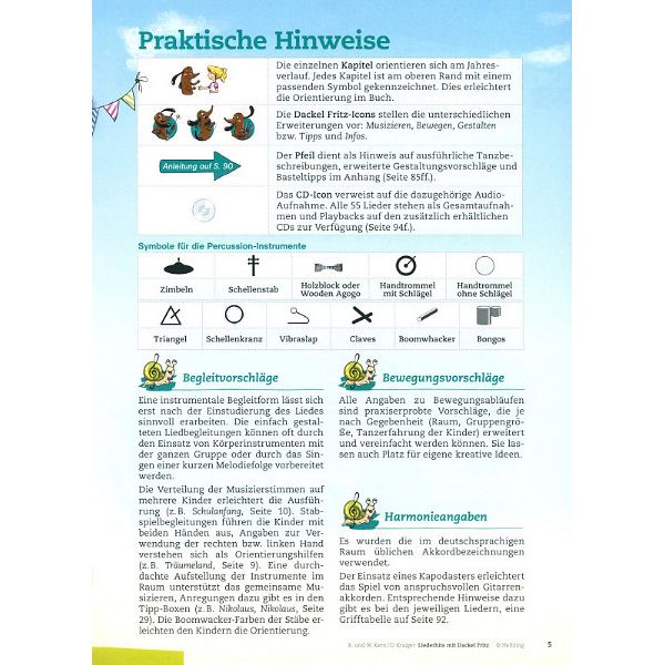 Helbling Verlag Liederhits mit Dackel Fritz