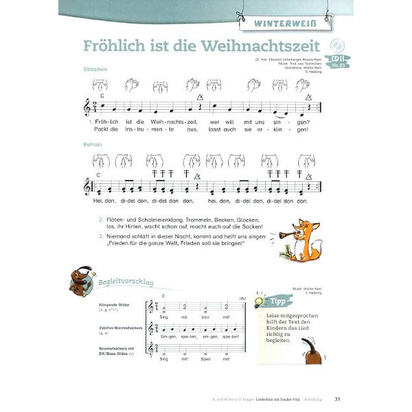 Helbling Verlag Liederhits mit Dackel Fritz