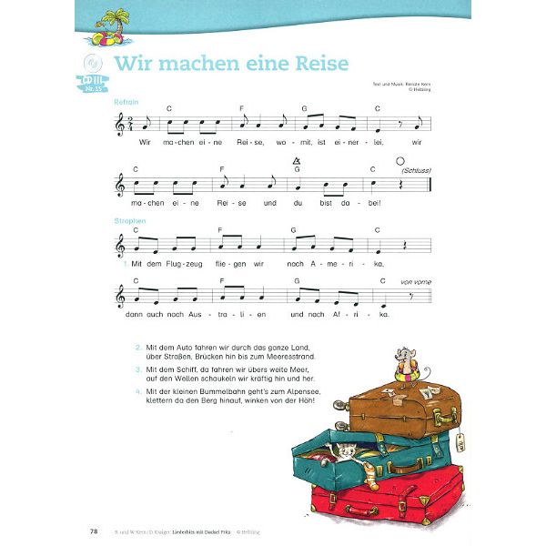Helbling Verlag Liederhits mit Dackel Fritz