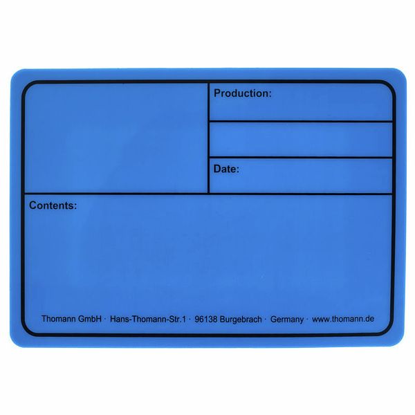 Stairville Tourlabel 177x127mm Blue