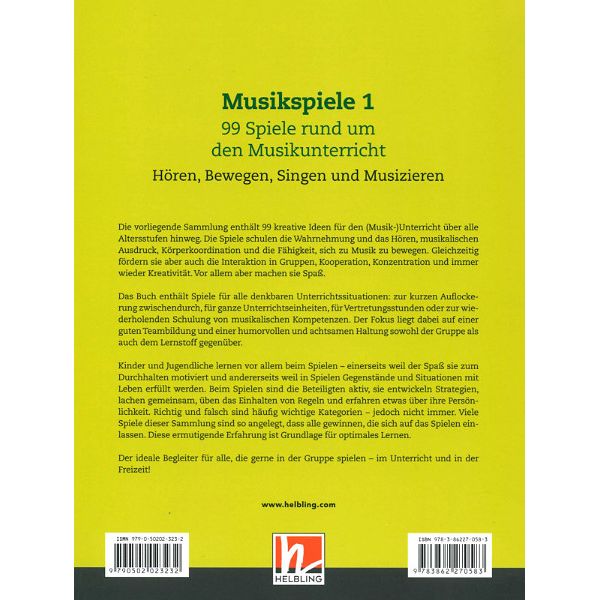 Helbling Verlag Musikspiele 1