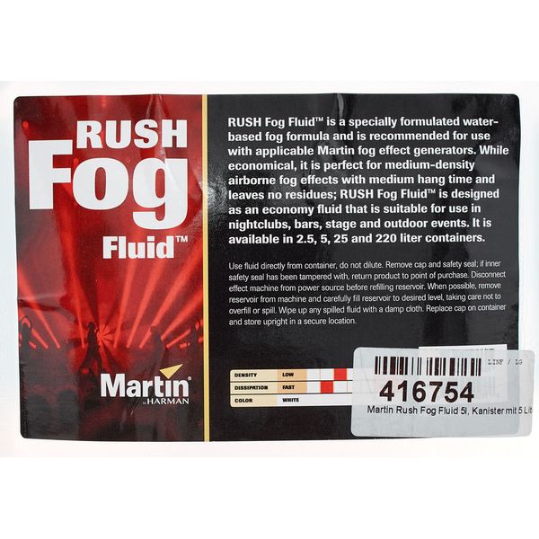 Martin by Harman Rush & Thrill Fog Fluid 5l