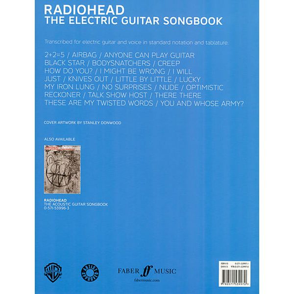 Faber Music Radiohead Guitar Songbook