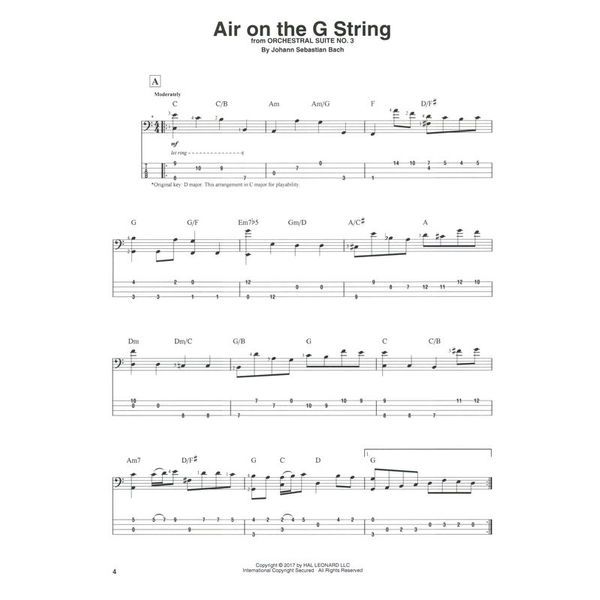Hal Leonard Classical Themes For E-Bass