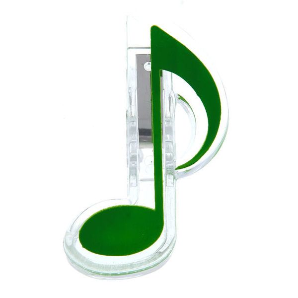 agifty Music Clip Eight Note Green