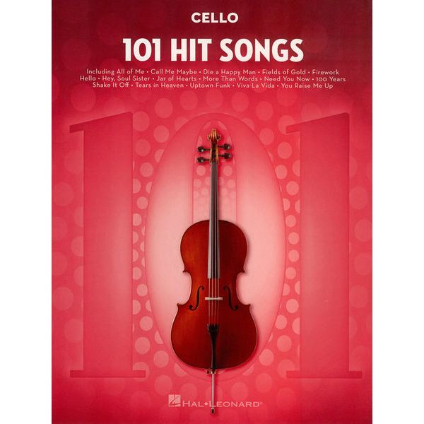 Hal Leonard 101 Hit Songs For Cello