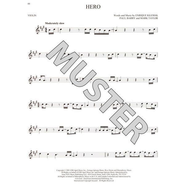 Hal Leonard 101 Hit Songs For Violin