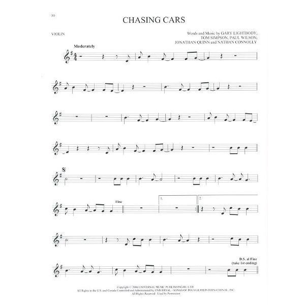 Hal Leonard 101 Hit Songs For Violin