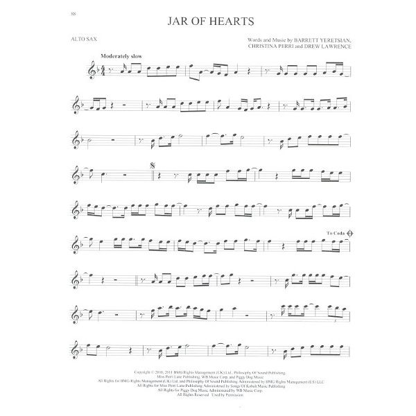 Hal Leonard 101 Hit Songs For Alt Sax