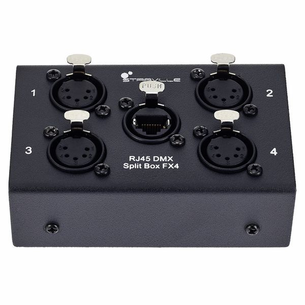 Stairville RJ45 DMX Split Box FX4-5pin