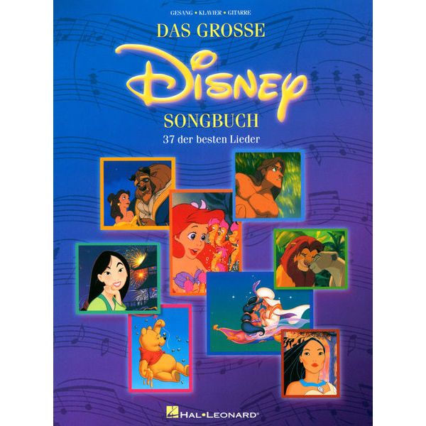 Hal Leonard Das Grosse Disney Songbuch