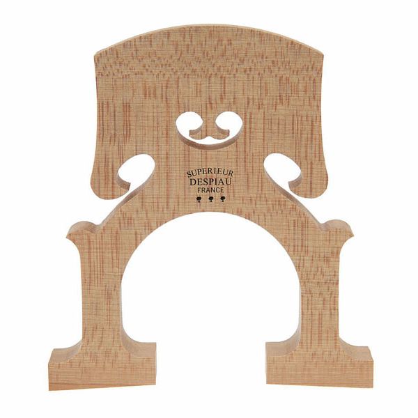 4/4 Cello Maple Bridge With Adjustable Screws – Height Adjustable, Unbranded