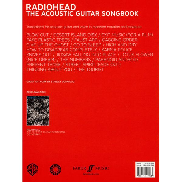 Faber Music Radiohead Acoustic Guitar