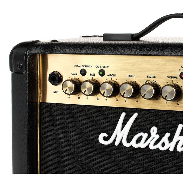 Marshall Mg15Gfx Amplificatore Combo per Chitarra Con Effetti Incorporati,  Amplificatore per Esercizi Adatto per Chitarra Elettrica, Nero e Oro