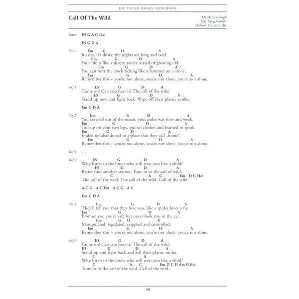 Bosworth Die Toten Hosen - Bis Zum