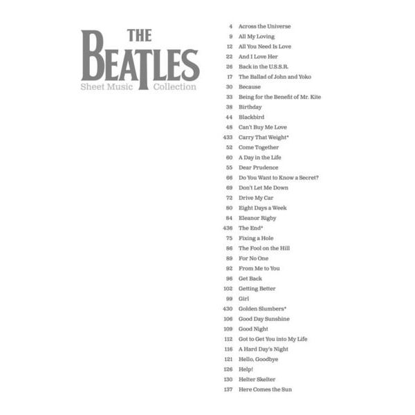 Hal Leonard The Beatles Sheet Music