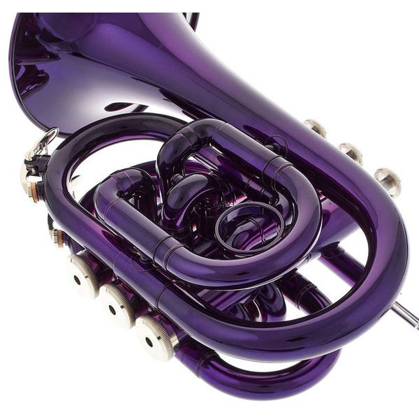 Tone Bb Key Pocket Trumpet Convenient Professional Playing Cornet
