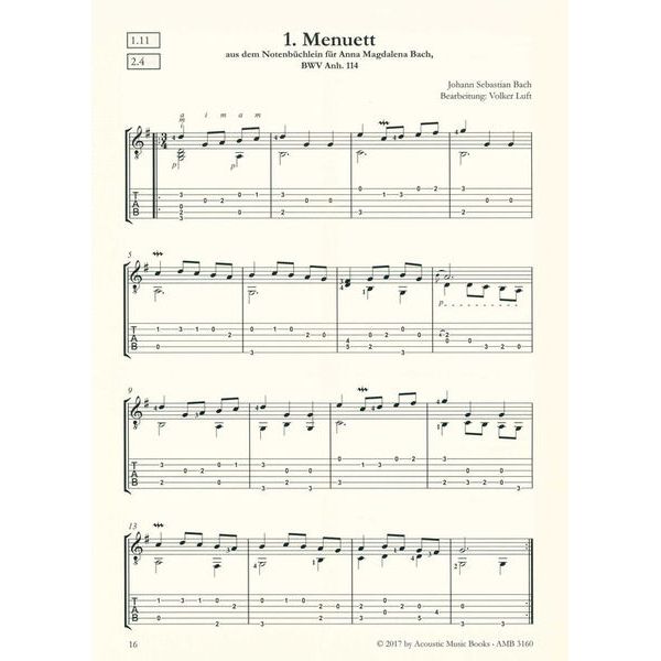 Acoustic Music Books 40 Masterworks J.S.Bach