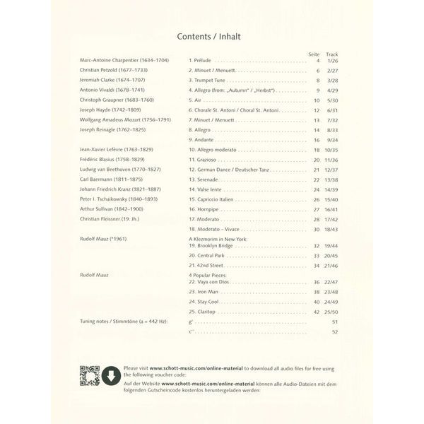 Schott Easy Concert Pieces Clarinet 1