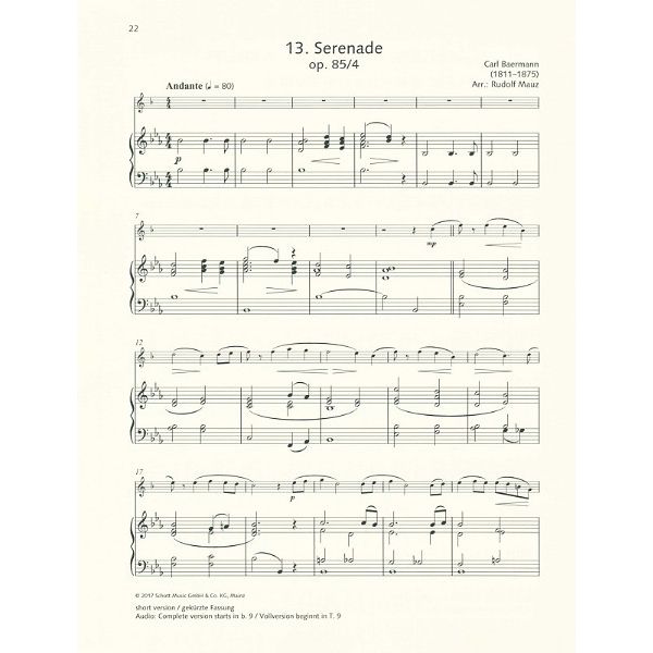 Schott Easy Concert Pieces Clarinet 1