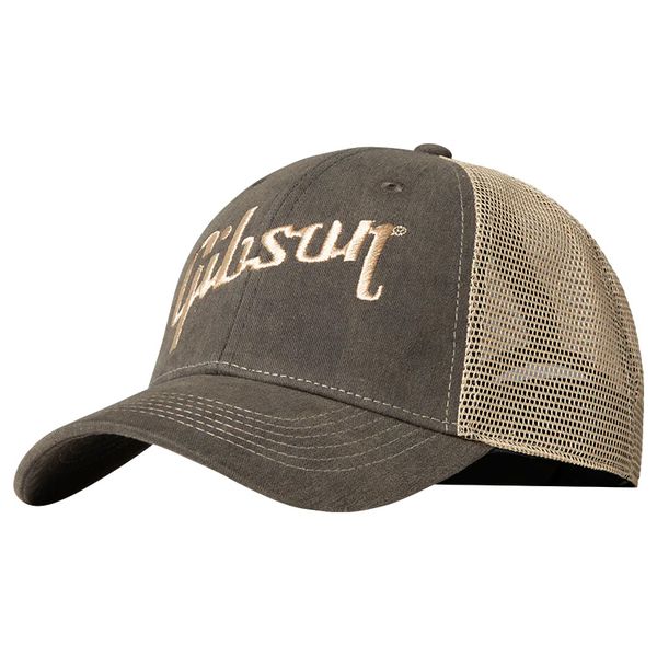 Gibson Baseball Cap Faded Denim