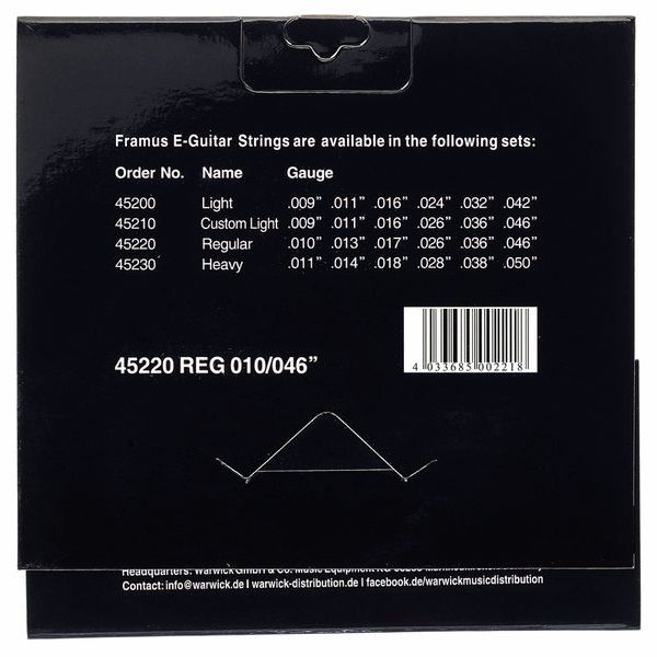Framus Blue Label Strings Set 10-46