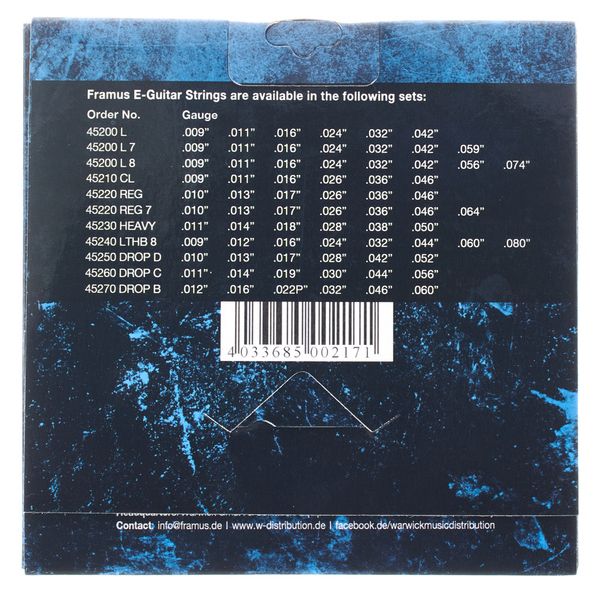 Framus Blue Label Strings Set 09-42